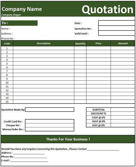 cctv estimate format|CCTV Camera Quotation Template.